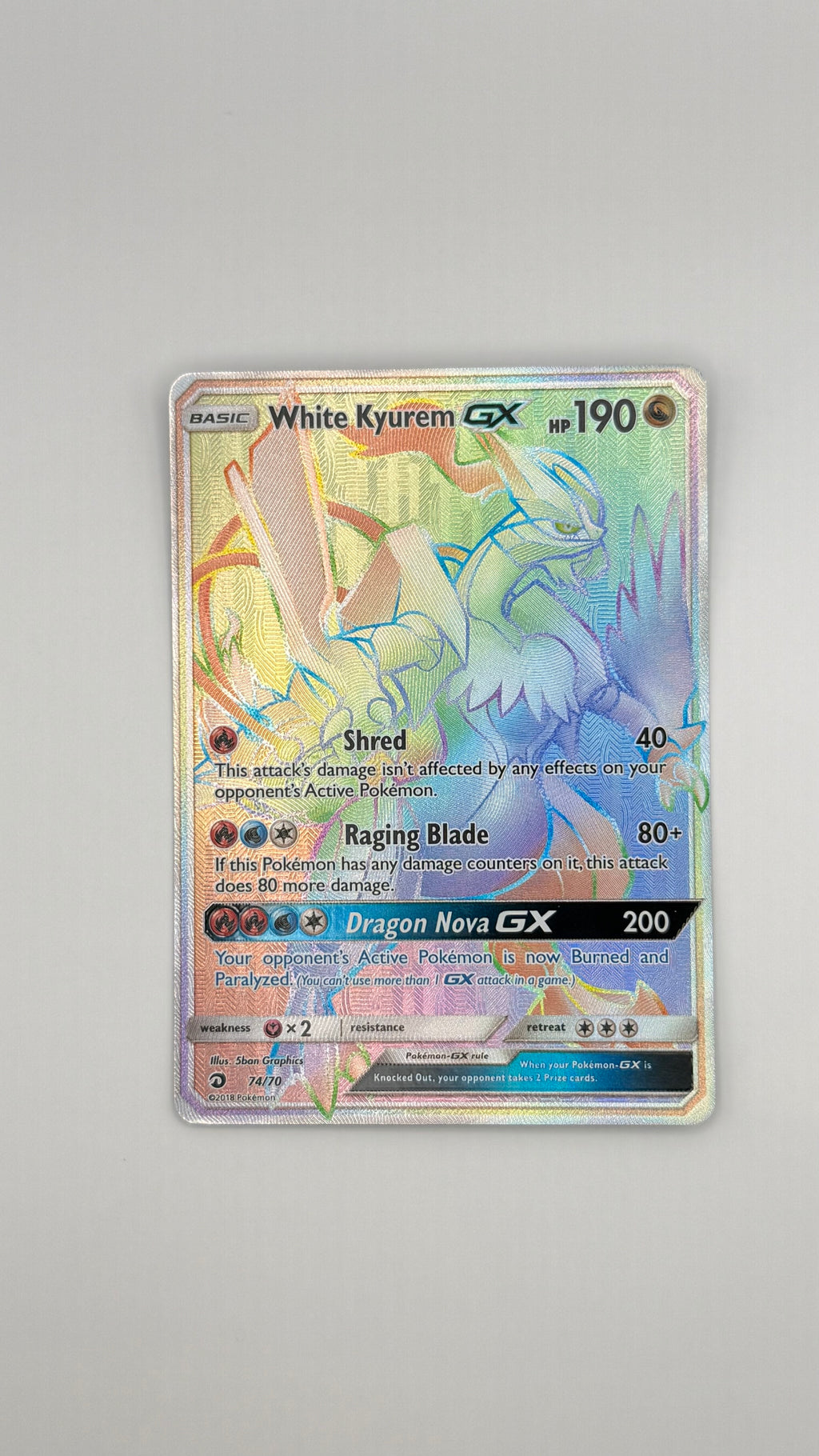 #74/70 White Kyurem GX (Secret)