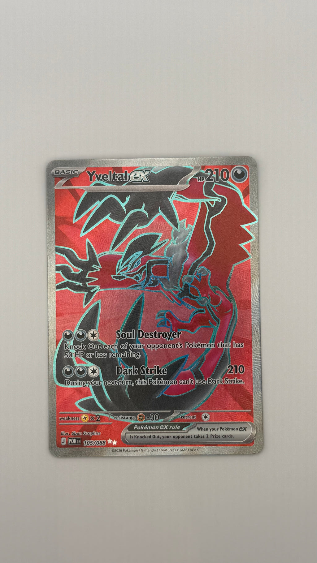 #105/088 Yveltal ex