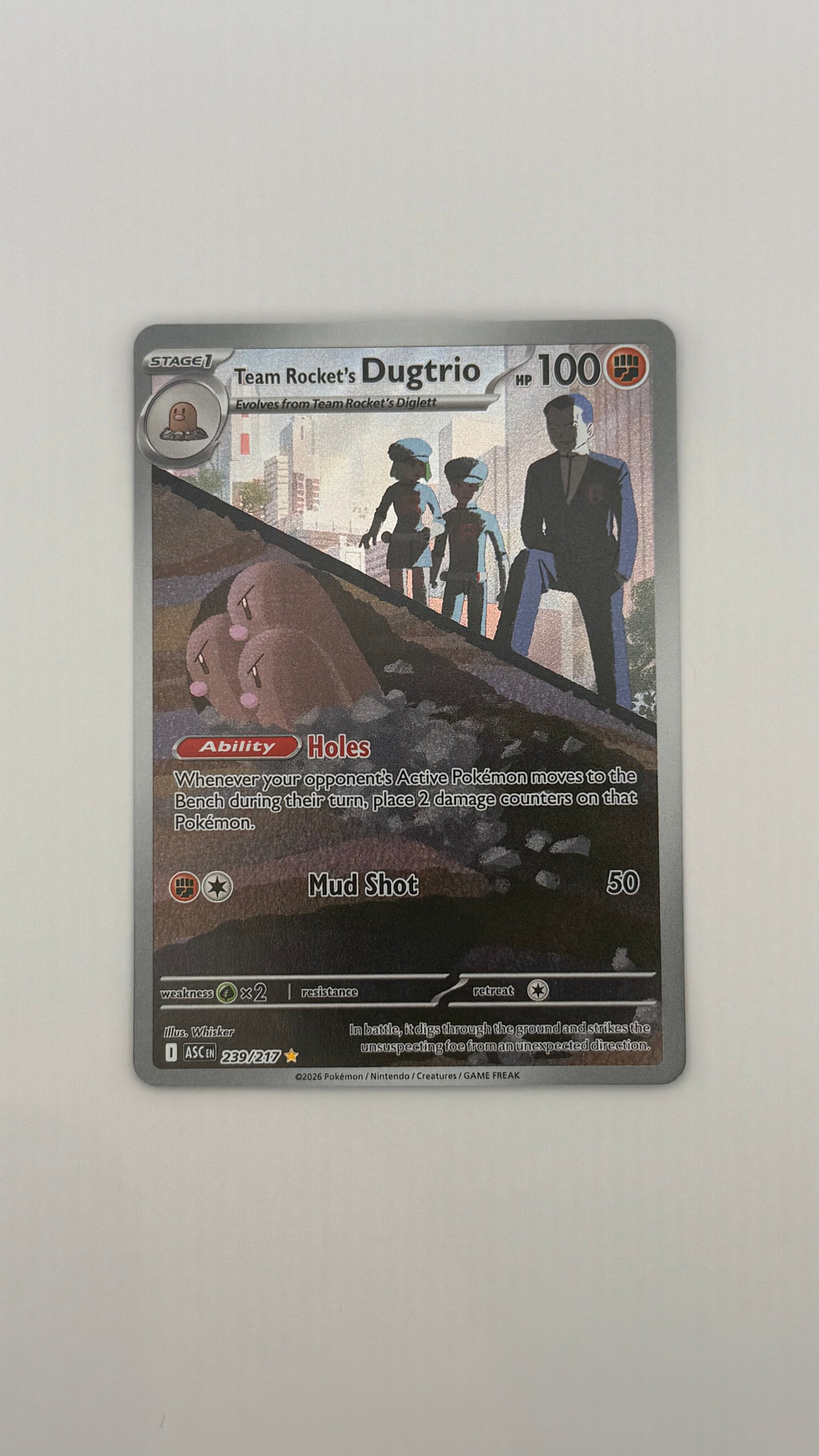 #239/217 Team Rocket's Dugtrio