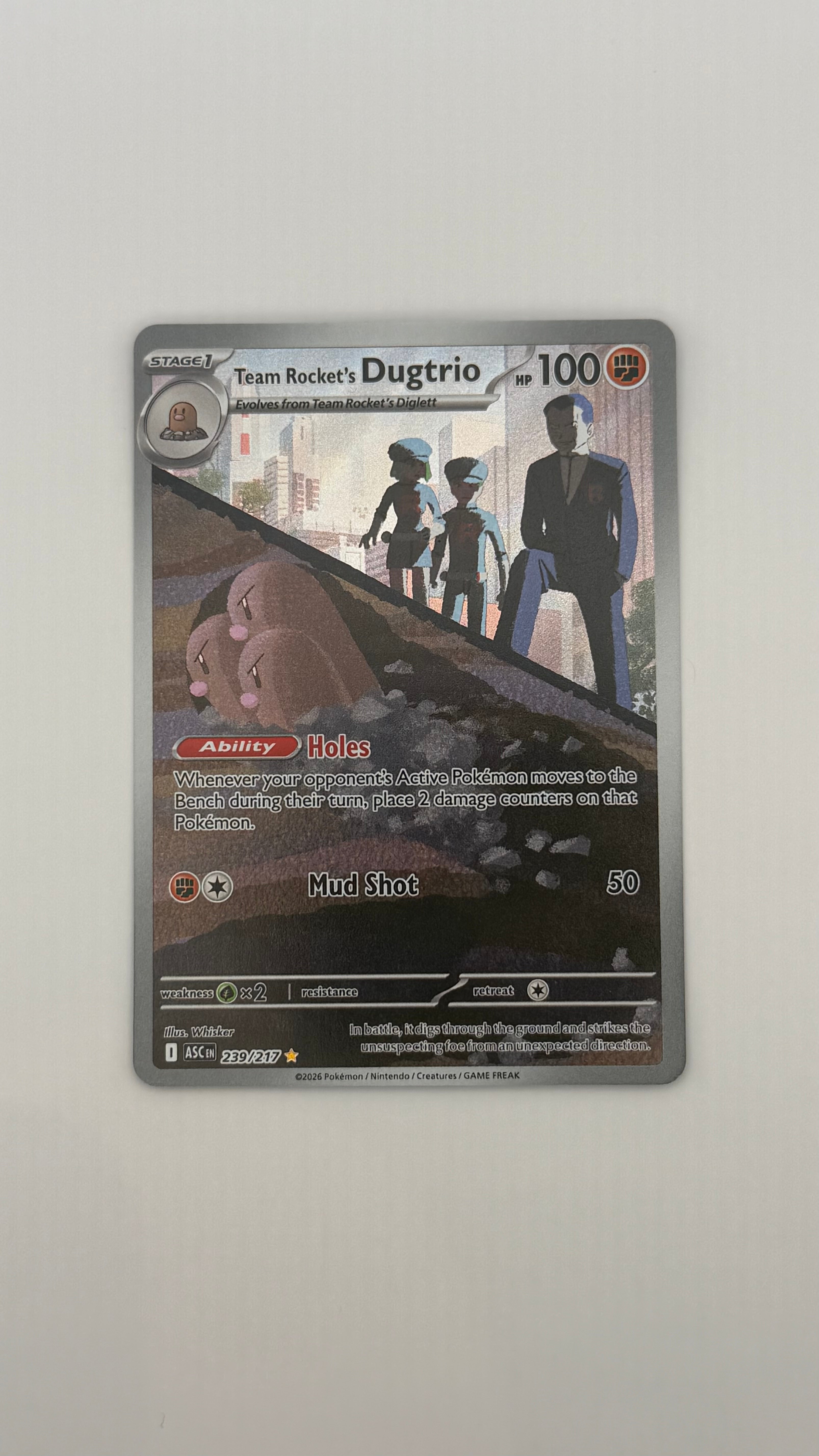 #239/217 Team Rocket's Dugtrio