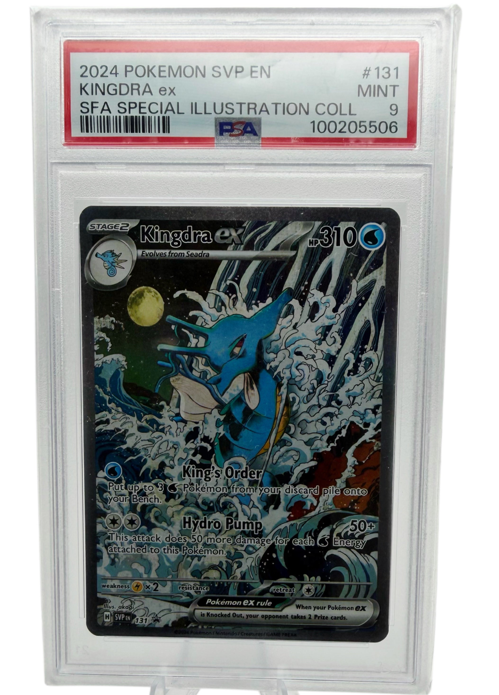 #131 KINGDRA EX PSA9