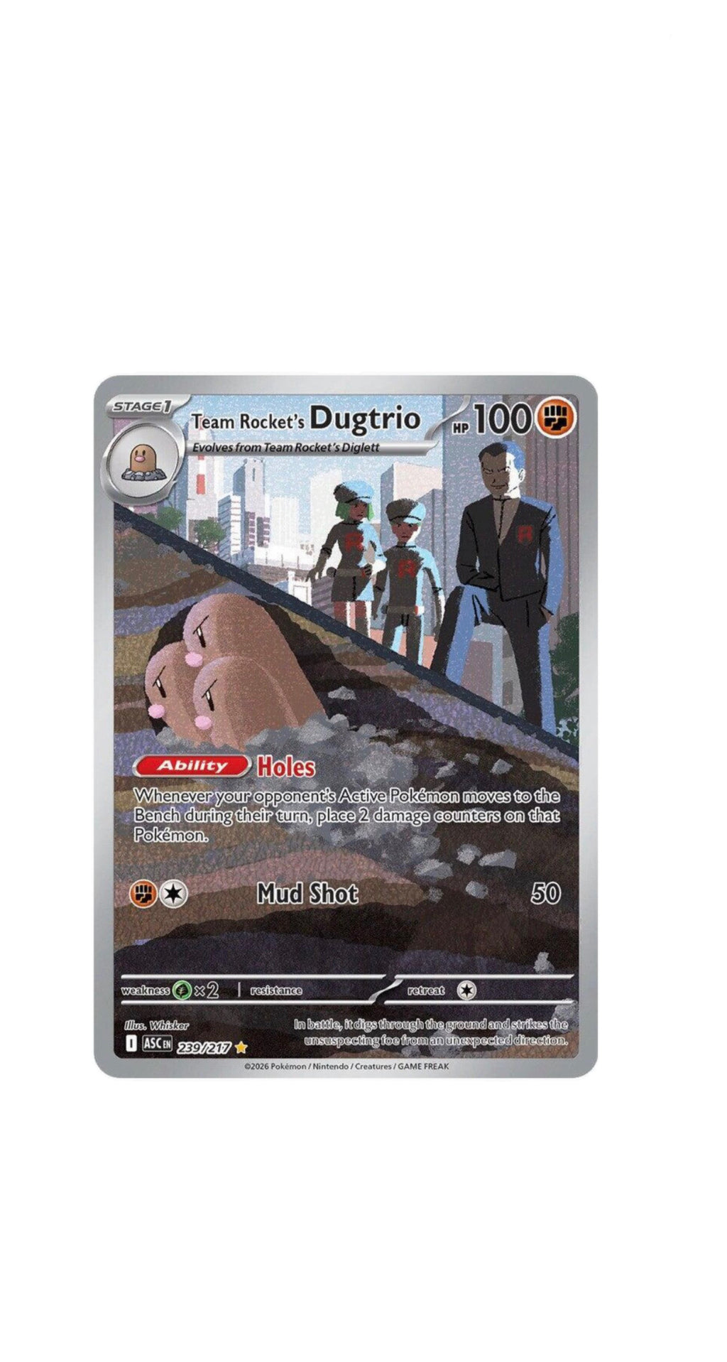 #239/217 Team Rocket's Dugtrio