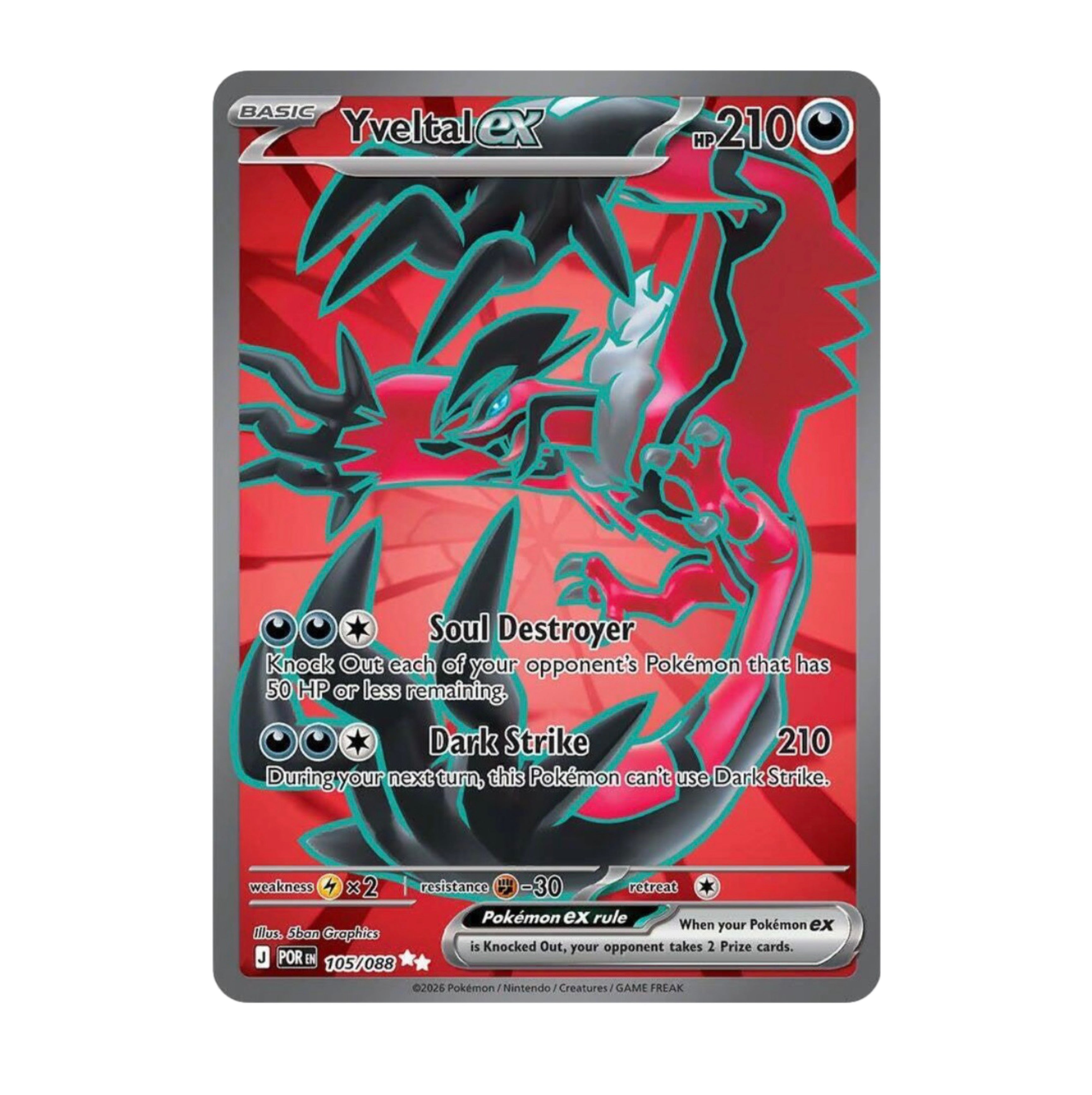 #105/088 Yveltal ex